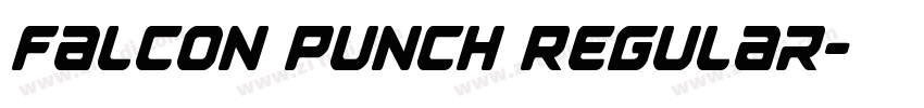 Falcon Punch Regular字体转换